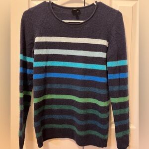 Talbots Navy Cashmere Sweater Sz S